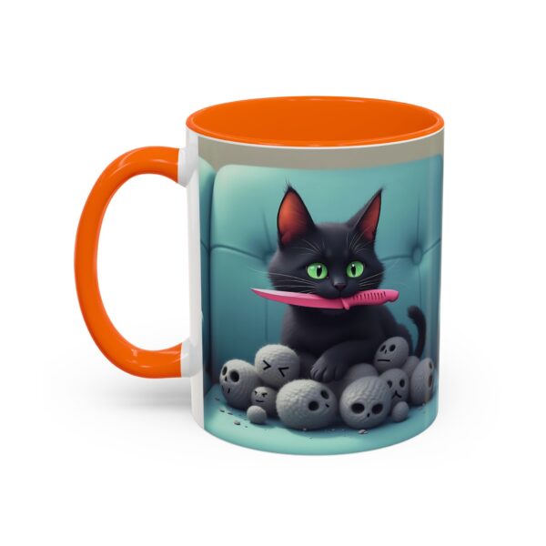 Cat Lover's Accent Coffee Mug - Fun Kitty Design, Gift for Cat Owners, Pet Lover's Coffee Cup, Halloween Decor, Unique Cat Gift - Image 23