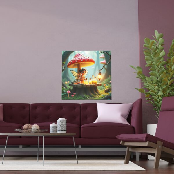 Silk Poster - Enchanted Forest Fairy Alchemy Stand - Image 6
