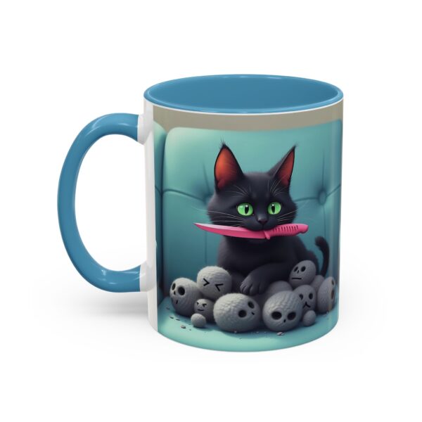 Cat Lover's Accent Coffee Mug - Fun Kitty Design, Gift for Cat Owners, Pet Lover's Coffee Cup, Halloween Decor, Unique Cat Gift - Image 19