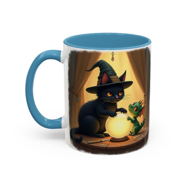 Whimsical Cat & Dragon Mug, Cute Coffee Mug, Halloween Decor, Gift for Cat Lovers, Cozy Tea Mug, Fantasy Drinkware - Image 19
