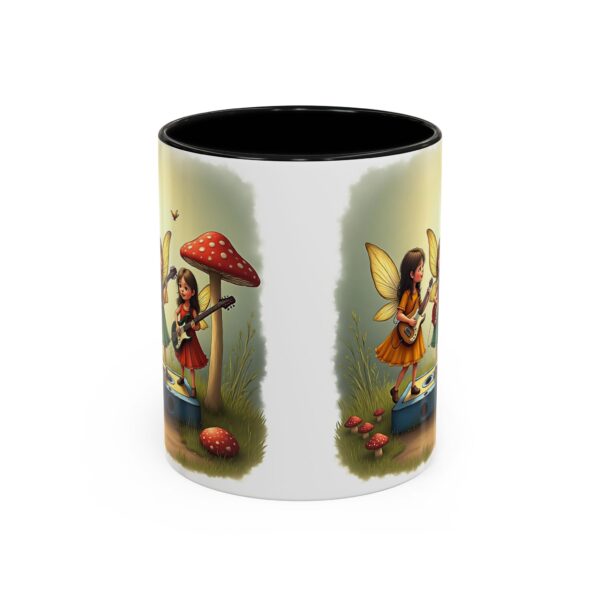 Enchanting Fairy Trio Accent Coffee Mug: Perfect for Fantasy Lovers, Gift for Women, Cute Mug for Birthdays, Cozy Coffee Vibes, Home Decor - Image 2