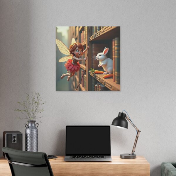 Whimsical Fairy Canvas Art | Enchanted Decor for Kids' Rooms, Magical Gift for Fairy Lovers, Nursery Wall Art, Unique Gift Idea, Fairy [...] - Image 20