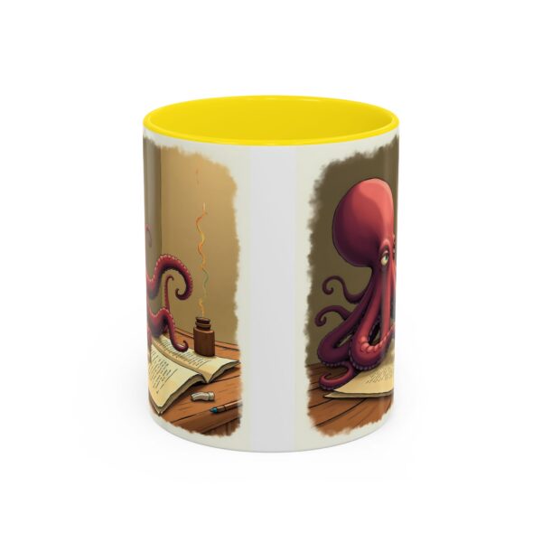 Whimsical Octopus Writing Mug | Artistic Coffee Mug, Gift for Writers, Ocean Lover's Mug, Unique Tea Cup, Fun Desk Accessory - Image 29
