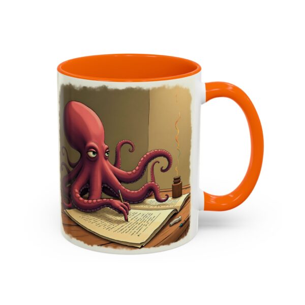 Whimsical Octopus Writing Mug | Artistic Coffee Mug, Gift for Writers, Ocean Lover's Mug, Unique Tea Cup, Fun Desk Accessory - Image 22