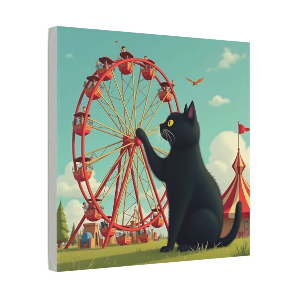 Playful Cat Carnival Canvas Wall Art, Fun Cat Decor, Vintage Circus Theme, Animal Lovers Gift, Whimsical Home Decoration - Image 14