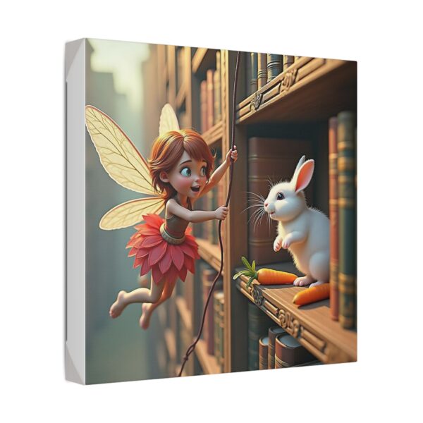 Whimsical Fairy Canvas Art | Enchanted Decor for Kids' Rooms, Magical Gift for Fairy Lovers, Nursery Wall Art, Unique Gift Idea, Fairy [...] - Image 6