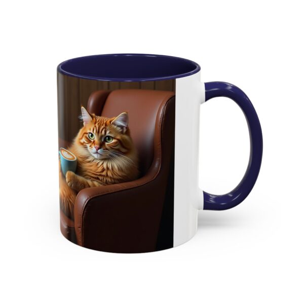 Cozy Cat Accent Coffee Mug, Cat Lover Gift, Cute Mug for Home, Coffee Lovers, Pet Owner Showers, Cozy Home Decor - Image 6