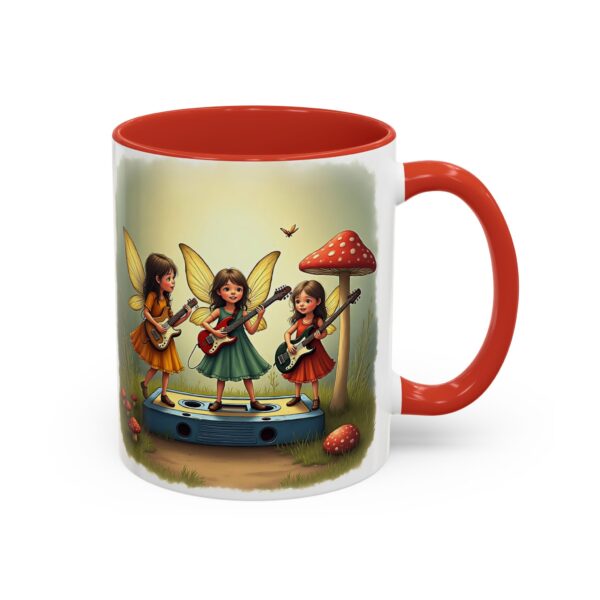 Enchanting Fairy Trio Accent Coffee Mug: Perfect for Fantasy Lovers, Gift for Women, Cute Mug for Birthdays, Cozy Coffee Vibes, Home Decor - Image 14