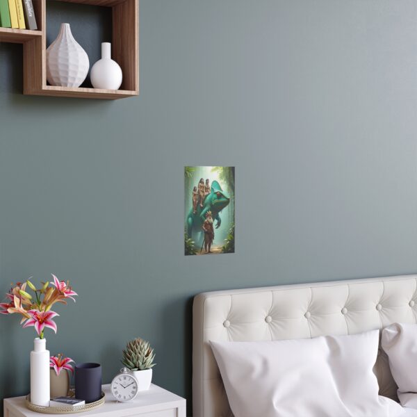Silk Poster - Mayan Jungle Chameleon Adventure - Image 2