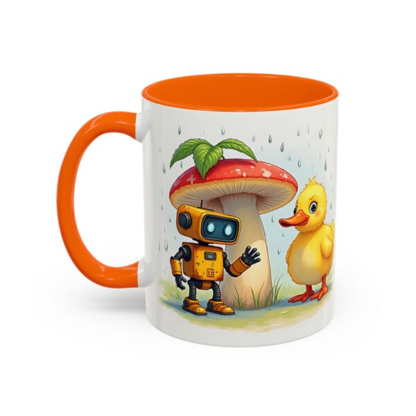 Whimsical Duck & Robot Coffee Mug, Cute Gift for Kids, Fun Kitchen Decor, Birthday Present, Office Mug - Image 23