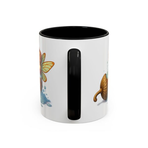 Whimsical Fairy Accent Coffee Mug - Charming Gift for Nature Lovers, Magical Decor, Home Office Essentials, Fantasy Design - Image 4
