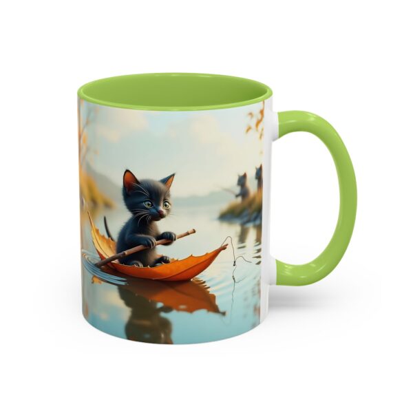 Whimsical Cat Coffee Mug - Black Accent, Perfect for Cat Lovers, Fall Decor, Cute Gift for Her, Cozy Mornings - Image 34