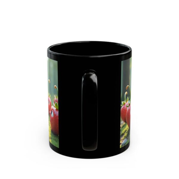 Whimsical Alice Mug - Cute Black Coffee Cup, Gift for Kids, Fantasy Drinkware, Unique Home Decor, Perfect for Birthdays - Image 4