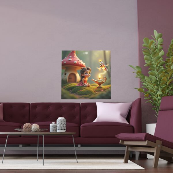Magical Silk Poster for Kids' Room, Fantasy Wall Art, Enchanted Decor, Children's Gift, Indoor Outdoor Artwork - Image 6