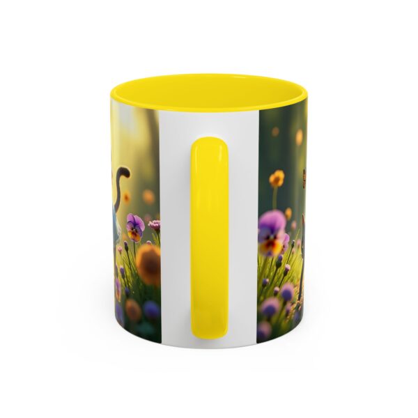 Charming Cat & Girl Coffee Mug, Floral Mug, Cat Lover Gift, Alice in Wonderland Theme, Unique Kitchen Decor, Cute Drinkware - Image 32