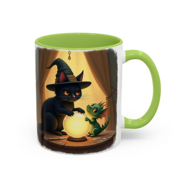 Whimsical Cat & Dragon Mug, Cute Coffee Mug, Halloween Decor, Gift for Cat Lovers, Cozy Tea Mug, Fantasy Drinkware - Image 34