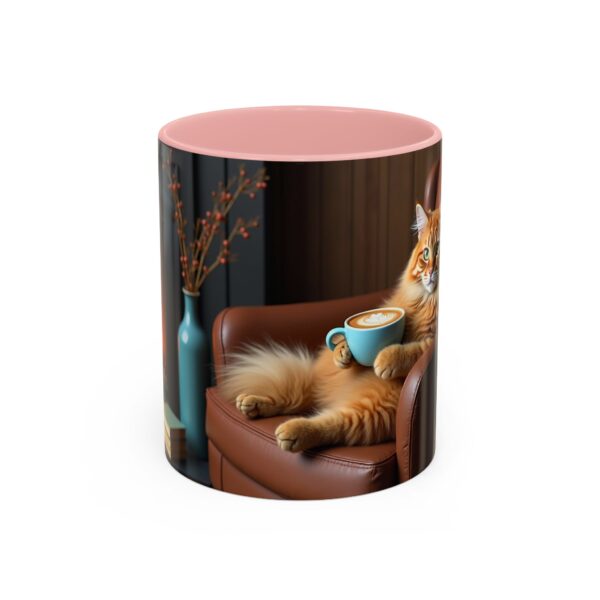 Cozy Cat Accent Coffee Mug, Cat Lover Gift, Cute Mug for Home, Coffee Lovers, Pet Owner Showers, Cozy Home Decor - Image 9