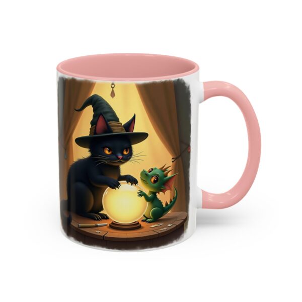 Whimsical Cat & Dragon Mug, Cute Coffee Mug, Halloween Decor, Gift for Cat Lovers, Cozy Tea Mug, Fantasy Drinkware - Image 10