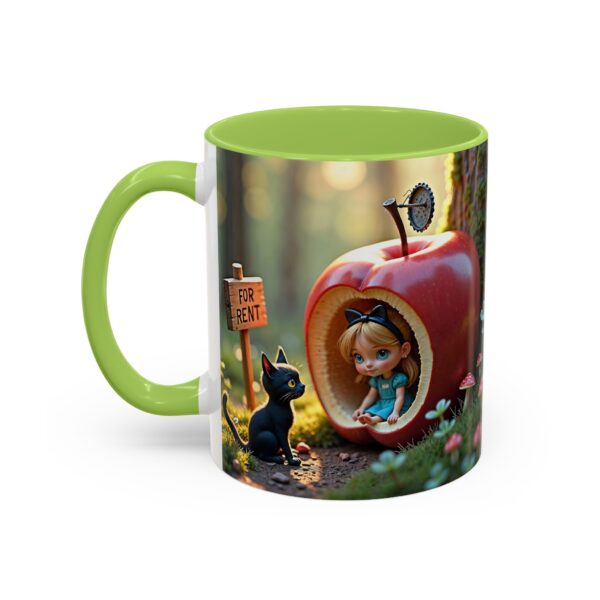 Whimsical Apple House Coffee Mug - Cute Cat & Doll Design, Gift for Cat Lovers, Home Office Decor, Eco-Friendly Drinkware - Image 35