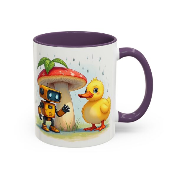 Whimsical Duck & Robot Coffee Mug, Cute Gift for Kids, Fun Kitchen Decor, Birthday Present, Office Mug - Image 26