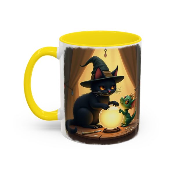 Whimsical Cat & Dragon Mug, Cute Coffee Mug, Halloween Decor, Gift for Cat Lovers, Cozy Tea Mug, Fantasy Drinkware - Image 31