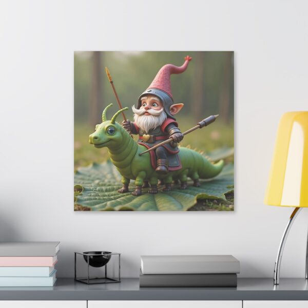 Whimsical Gnome Canvas Art, Fantasy Decor, Gift for Garden Lovers, Playful Home Accent, Fun Wall Art for Kids - Image 15