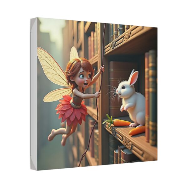 Whimsical Fairy Canvas Art | Enchanted Decor for Kids' Rooms, Magical Gift for Fairy Lovers, Nursery Wall Art, Unique Gift Idea, Fairy [...] - Image 10