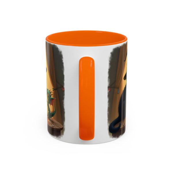 Whimsical Cat & Dragon Mug, Cute Coffee Mug, Halloween Decor, Gift for Cat Lovers, Cozy Tea Mug, Fantasy Drinkware - Image 24