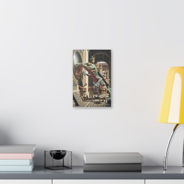 Surreal Art Canvas Print, Whimsical Home Decor, Unique Wall Art, Gift for Art Lovers, Modern Design, Vibrant Decor Ideas - Image 3