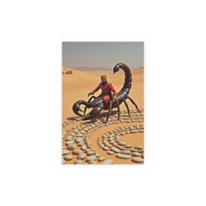 Royal Delay: Persian Messenger & OCD Scorpion Art Poster