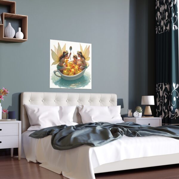 Whimsical Fairy Poster, Fairy Art Print, Fairy Decor, Kids Room Wall Art, Magical Silk Poster - Image 5
