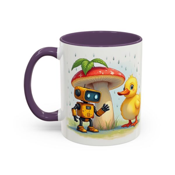 Whimsical Duck & Robot Coffee Mug, Cute Gift for Kids, Fun Kitchen Decor, Birthday Present, Office Mug - Image 27