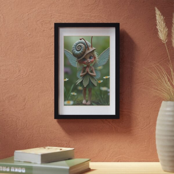 Framed Poster, Fairy in Magical Garden - Image 4