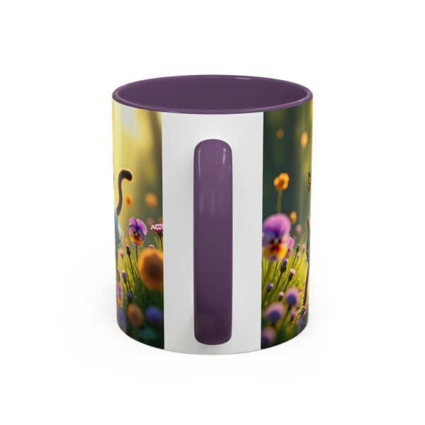 Charming Cat & Girl Coffee Mug, Floral Mug, Cat Lover Gift, Alice in Wonderland Theme, Unique Kitchen Decor, Cute Drinkware - Image 28