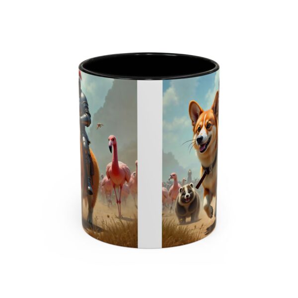 Adventurous Corgi Coffee Mug - Fun Animal Decor, Gift for Pet Lovers, Cute Corgi Art, Unique Office Mug, Holiday Coffee Cup - Image 2
