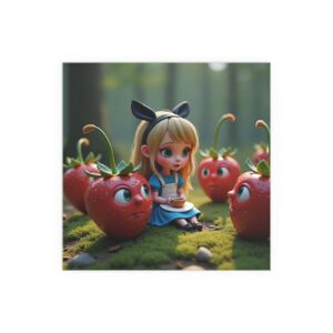 Charming Silk Poster with Playful Artwork, Perfect for Home Decor, Kids' Rooms, Gifts, Room Décor, Wall Art