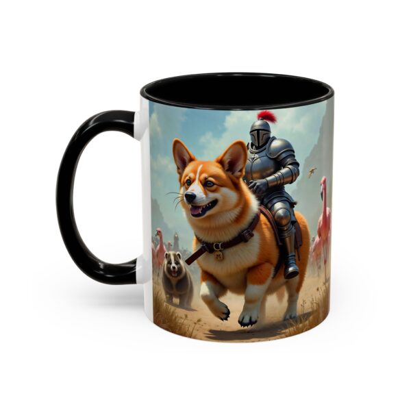 Adventurous Corgi Coffee Mug - Fun Animal Decor, Gift for Pet Lovers, Cute Corgi Art, Unique Office Mug, Holiday Coffee Cup - Image 3