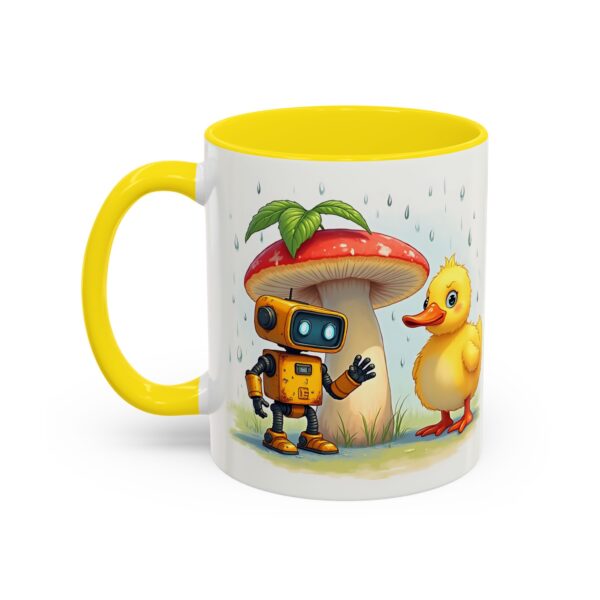 Whimsical Duck & Robot Coffee Mug, Cute Gift for Kids, Fun Kitchen Decor, Birthday Present, Office Mug - Image 31