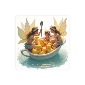 Whimsical Fairy Poster, Fairy Art Print, Fairy Decor, Kids Room Wall Art, Magical Silk Poster