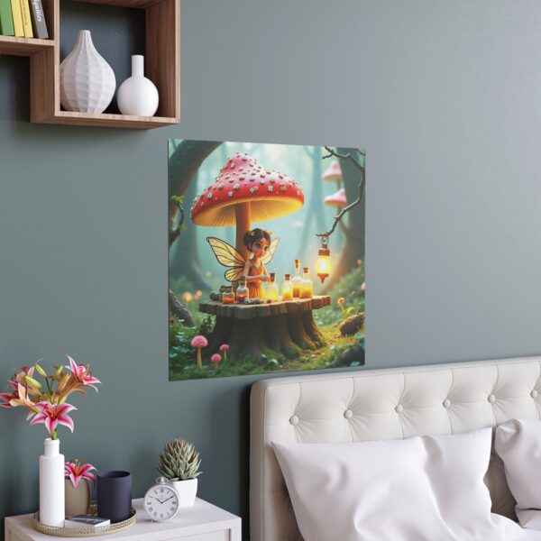 Silk Poster - Enchanted Forest Fairy Alchemy Stand - Image 8