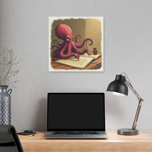 Whimsical Octopus Canvas Art Print, Ocean Decor, Fun Wall Art, Nautical Themed Gift, Office Wall Art, Unique Home Decor - Image 12