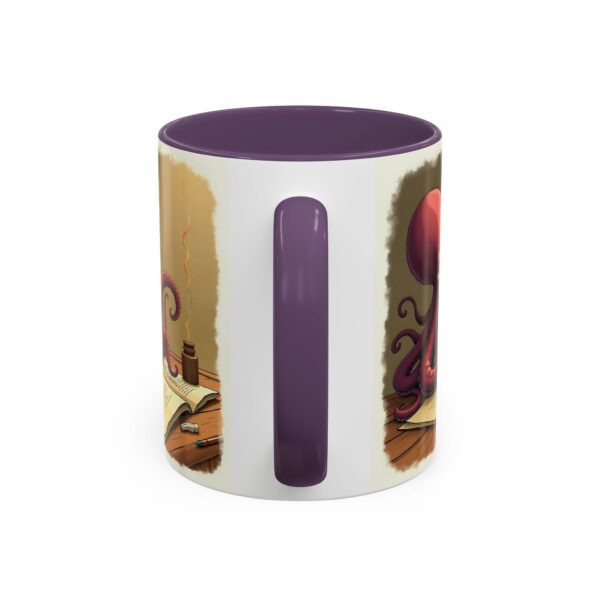 Whimsical Octopus Writing Mug | Artistic Coffee Mug, Gift for Writers, Ocean Lover's Mug, Unique Tea Cup, Fun Desk Accessory - Image 28