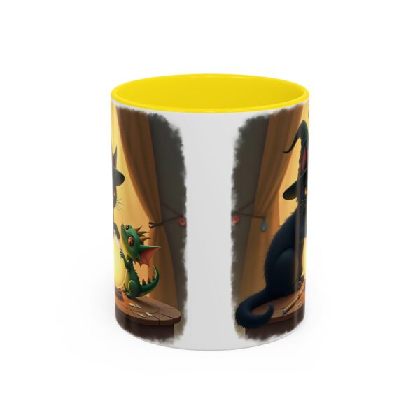Whimsical Cat & Dragon Mug, Cute Coffee Mug, Halloween Decor, Gift for Cat Lovers, Cozy Tea Mug, Fantasy Drinkware - Image 29