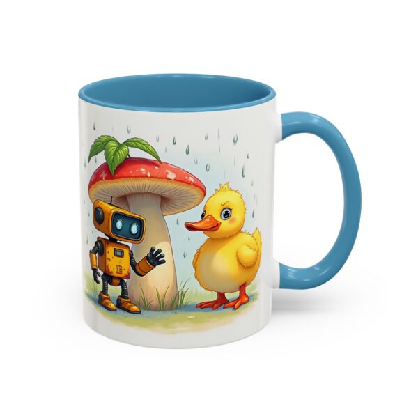 Whimsical Duck & Robot Coffee Mug, Cute Gift for Kids, Fun Kitchen Decor, Birthday Present, Office Mug - Image 18