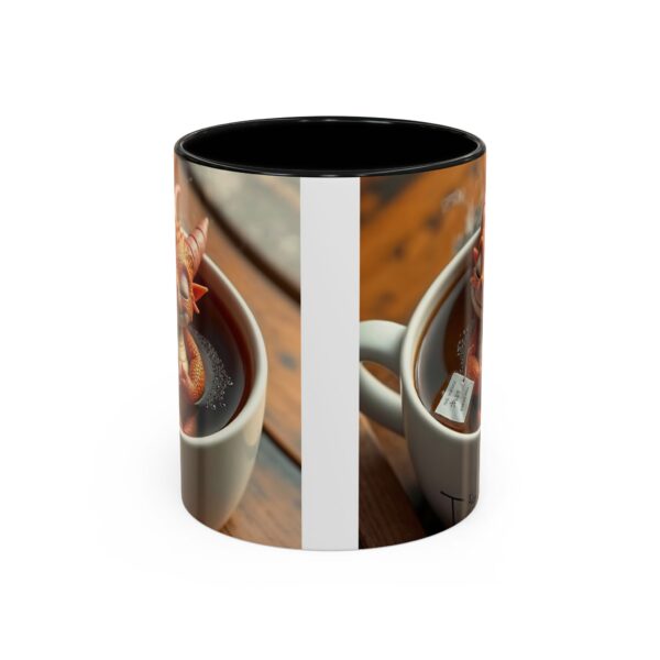 Whimsical Dragon Coffee Mug, Cute Dragon Gift, Coffee Lover's Mug, Fantasy Themed Cup, Unique Ceramic Mug - Image 2