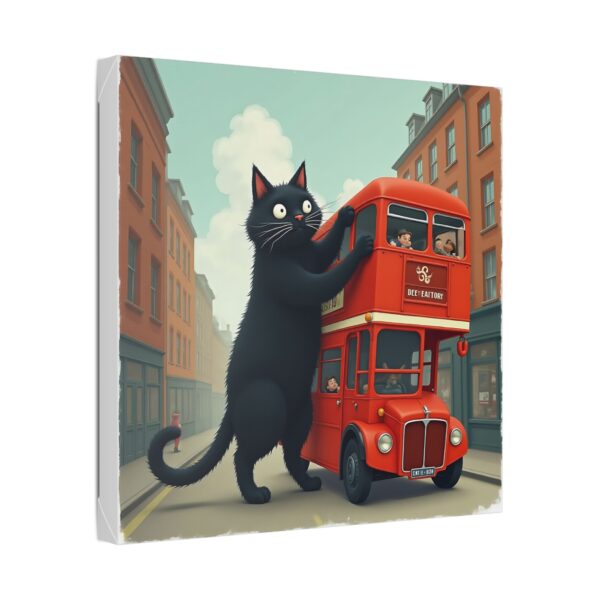 Whimsical Cat Canvas Art, Fun Home Decor, Wall Art for Cat Lovers, Unique Gift for Pet Owners, Cute Artwork for Kids' Rooms - Image 14
