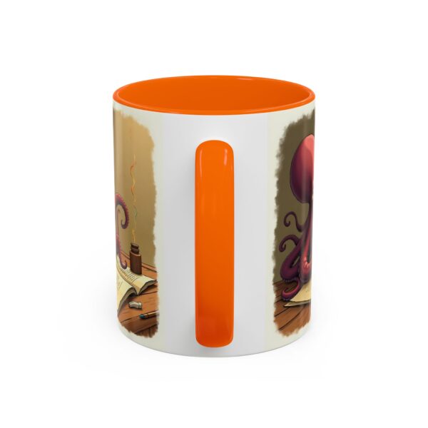 Whimsical Octopus Writing Mug | Artistic Coffee Mug, Gift for Writers, Ocean Lover's Mug, Unique Tea Cup, Fun Desk Accessory - Image 24