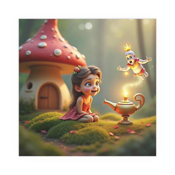 Magical Silk Poster for Kids' Room, Fantasy Wall Art, Enchanted Decor, Children's Gift, Indoor Outdoor Artwork - Image 7