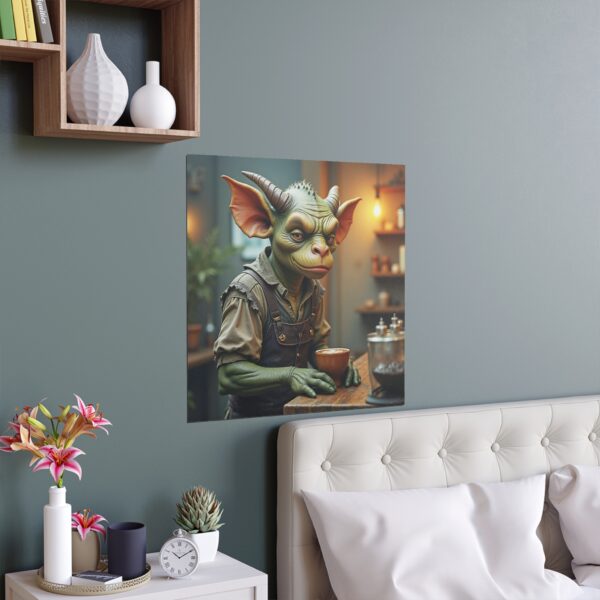 Magical Creature Silk Poster, Whimsical Wall Art, Fantasy Decor, Gifts for Home, Kids Room Wall Art, Unique Indoor Outdoor Art - Image 8