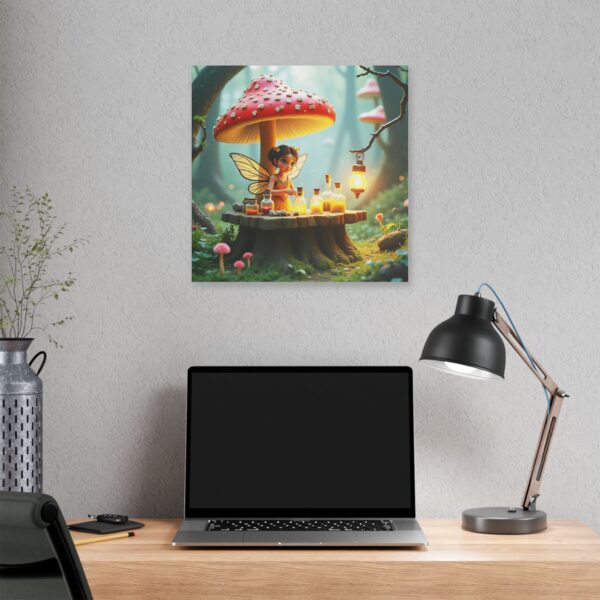 Canvas Art Print - Enchanted Forest Fairy Alchemy Stand - Image 12